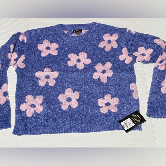 NWT Art Class Girl's Fuzzy Pullover Sweater - Purple NWT #ks03 - Picture 3 of 13